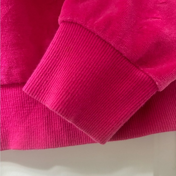 SOLD! Victoria's Secret PINK Bling Sequin LOVE PINK Logo Velour Full Zip Hoodie - Picture 12 of 16